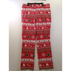 OppoSuits Mens‎ Christmas Holiday Dress Pants Red Fair Isle Santa US 50 EU 60